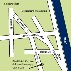 Die Glckkfer Anfahrt